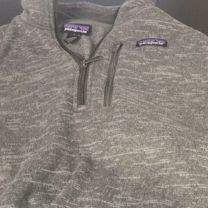 Patagonia Men's Zip-Up Sweater in Heather Gray